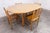 Danish Convertible Round Table and Matching Chairs, 1980, Set of 5 For Sale - Image 4 of 18