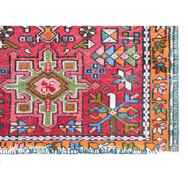 Early 20th Century Persian Heriz Rug For Sale - Image 11 of 15