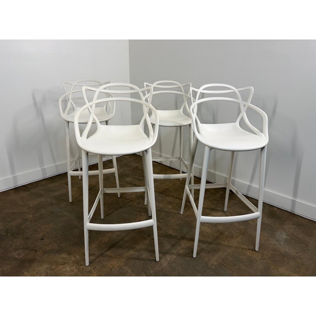 Kartell Bar Stools by Starck & Eugeni Quitllet, Set of 4 For Sale - Image 10 of 18