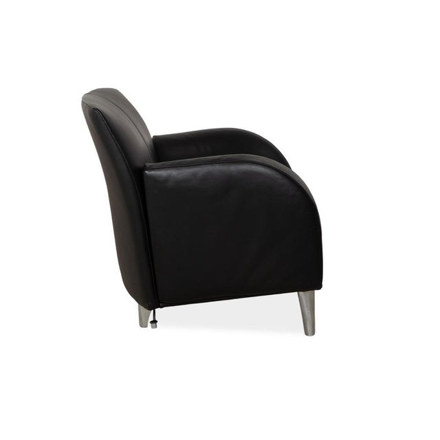 JR 8400 Armchair in Black Leather from Jori For Sale - Image 11 of 14
