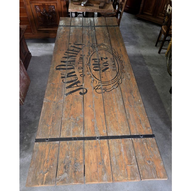 Industrial Dining Table, 1980s, in Good conditions. Designed 1980 to 1989