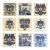 Dutch Delft Blue and White Porcelain Tiles With Heraldic Coat of Arm, Set of 9 For Sale