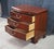 Late 20th Century Late 20th Century Baker Georgian Mahogany Bowfront Chest of Drawers Nightstand Bedside Table, Attributed For Sale - Image 5 of 13