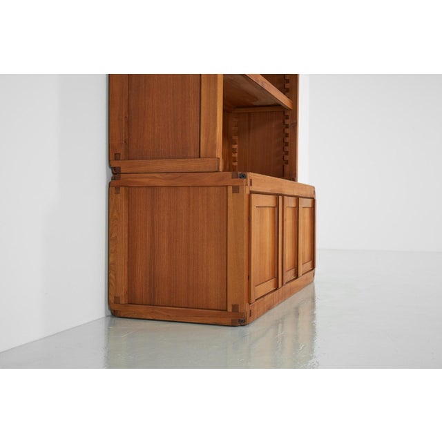 Large French B10 Bookcase Cabinet by Pierre Chapo, 1960 For Sale - Image 12 of 13