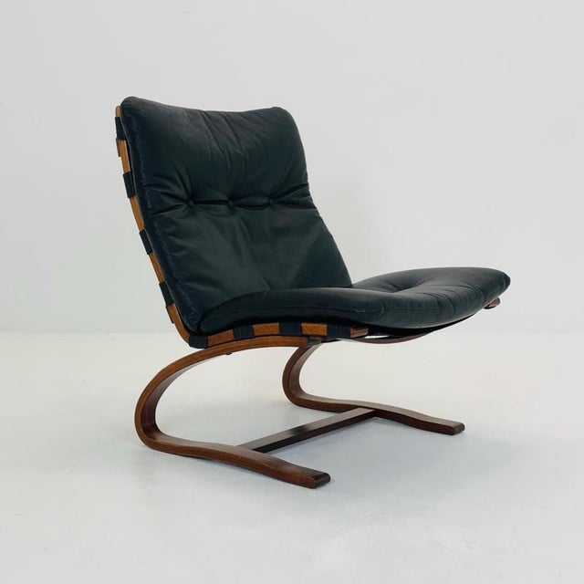 Mid-Century Modern Kangu Lounge Chair by Elsa Solheim and Nordahl Solheim for Rybo, 1970s For Sale - Image 3 of 17