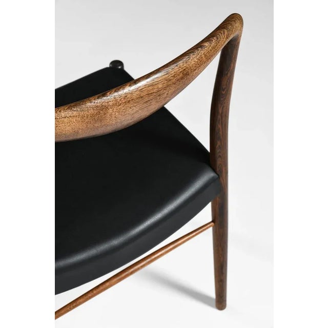 Dining Chairs attributed to Kai Lyngfeldt-Larsen for Søren Willadsen Møbelfabrik, 1960s, Set of 6 For Sale - Image 10 of 11