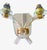 French Art Deco Crystal and Mirror Wall Sconces from Maison Baguès, 1945s, Set of 2 For Sale - Image 3 of 8