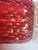 Vintage Murano Glass Vase Bullicante Red Gold Attr Barovier Toso For Sale - Image 12 of 17