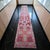 Boho Chic Vibrant Turkish Runner 2x12 Long Narrow Rug Vintage Pink Hallway Oriental Carpet For Sale - Image 3 of 15