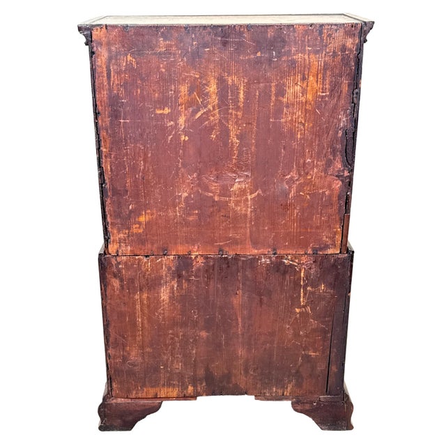 18th Century Georgian Miniature Tallboy Chest on Chest, 1760s For Sale - Image 10 of 13