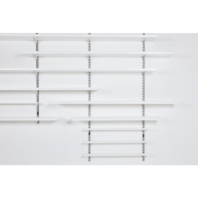 Mid-Century Modern Italian Modular Wall Shelving System, 1960s For Sale - Image 6 of 9