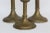 Antique French Gilt Brass Altar Candlesticks - Set of 3 For Sale - Image 10 of 11