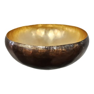 Contemporary Michael Aram Large Sona Bronze Vessel Bowl For Sale