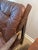 Chocolate Beautiful Vintage Three Seat High Back “Hunter” Sofa in Leather Attributed to Torbjørn Afdal, Made in Norway, Circa 1960s For Sale - Image 8 of 12