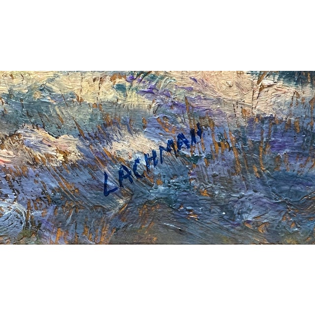 "Late Sun" - Carmel by the Sea California Original Oil French Impressionism by Harry Lachman For Sale In Monterey, CA - Image 6 of 10