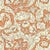 Morris & Co Bachelors Button Wallpaper in Burnt Orange/Sky For Sale