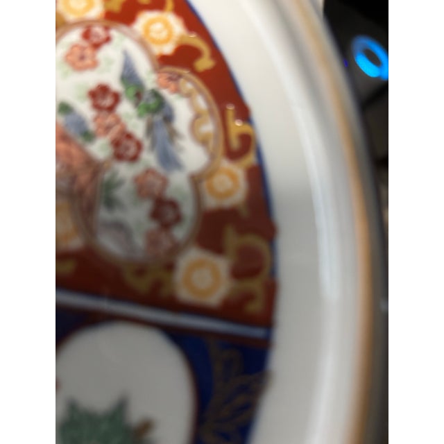 Early 20th Century Antique Japanese Imari Porcelain Shallow Bowl, Gold Seal Mark, Meiji-Taishō For Sale - Image 5 of 11