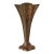 Vintage Brass Fluted Trumpet Vase For Sale