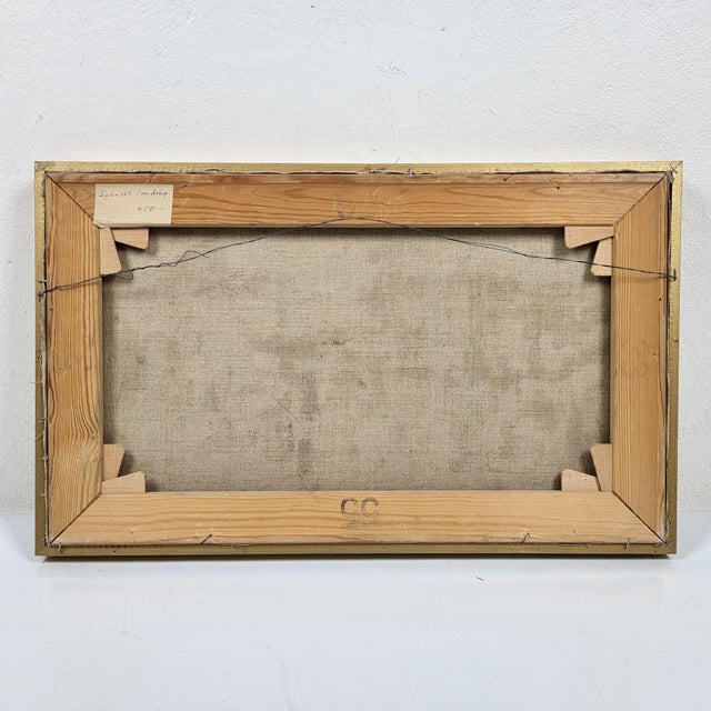 Sören Olsson, Spanish Landscape, 1950s, Oil on Canvas, Framed For Sale - Image 16 of 18