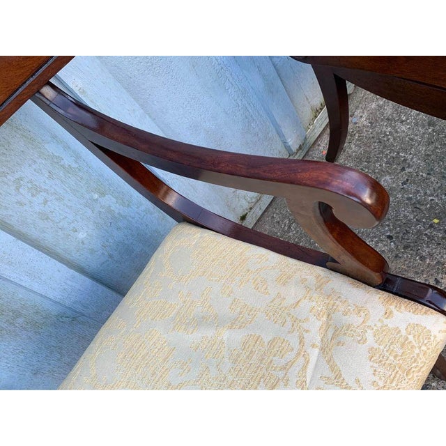 Antique Regency Style Mahogany Dining Chairs- Set of 5 For Sale - Image 9 of 11