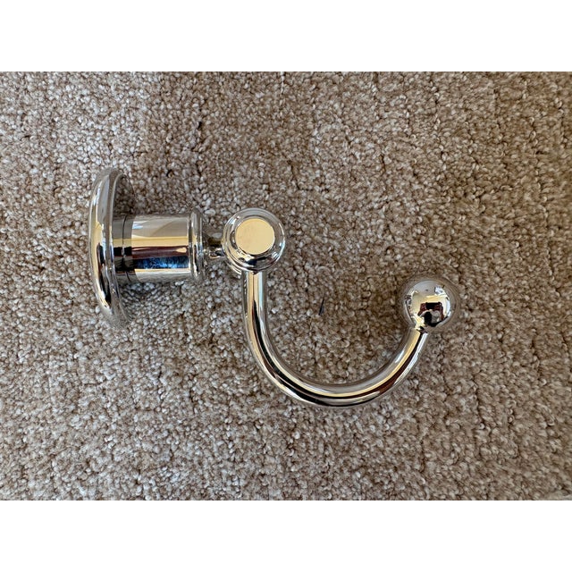 Beautiful and timeless Waterworks towel hooks in Nickel. Circa 2010. We ordered too many for the project and left with...