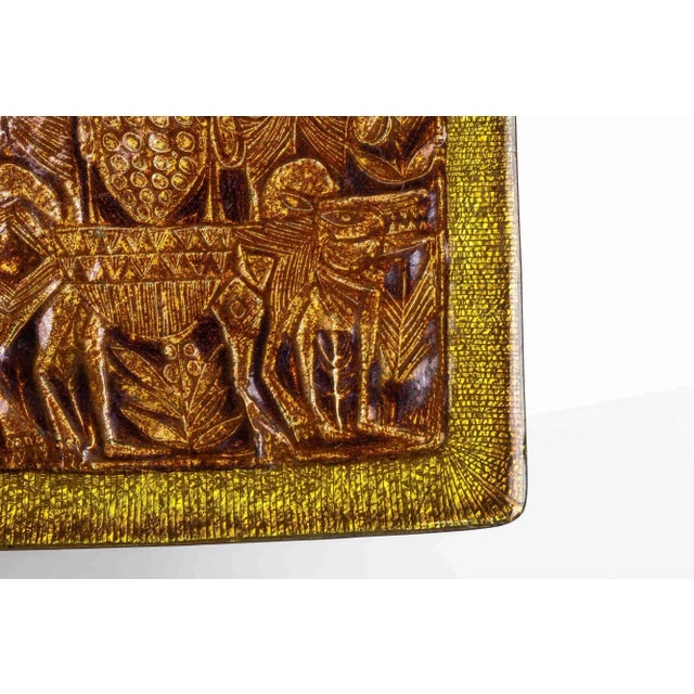 Decorative Tray by Del Campo, Italy 1970 For Sale - Image 4 of 6