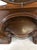Brown Art Deco Vanity With 8 Dovetailed Drawers and Round Mounted Mirror For Sale - Image 8 of 18