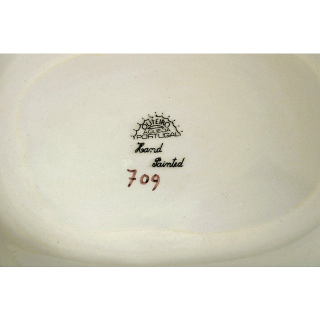 1950s Circa 1940's-1950's "Outeiro Agueda" Numbered Exotic Bird Portugal Lidded Soup Tureen For Sale - Image 5 of 5