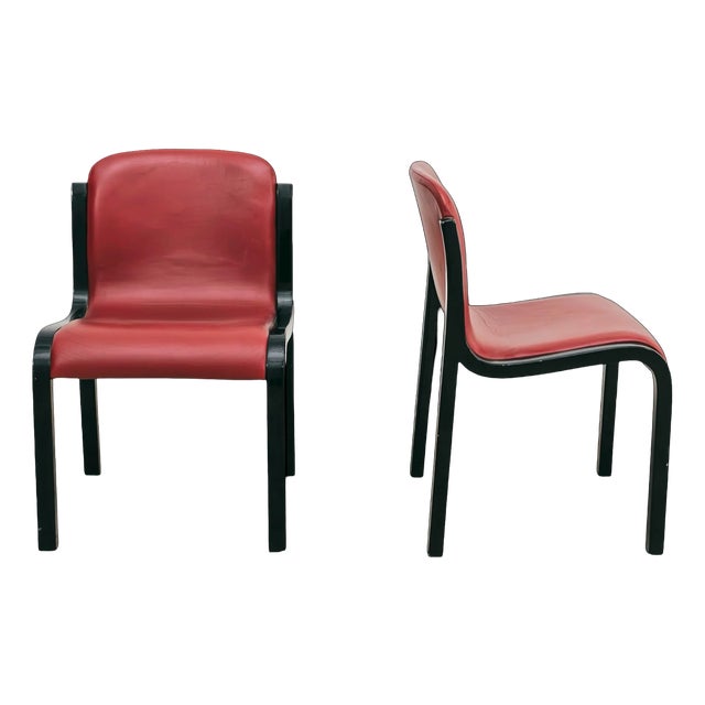 Vintage Mito Chairs by Carlo Bartoli for Tisettanta, 1970s, Set of 2 For Sale