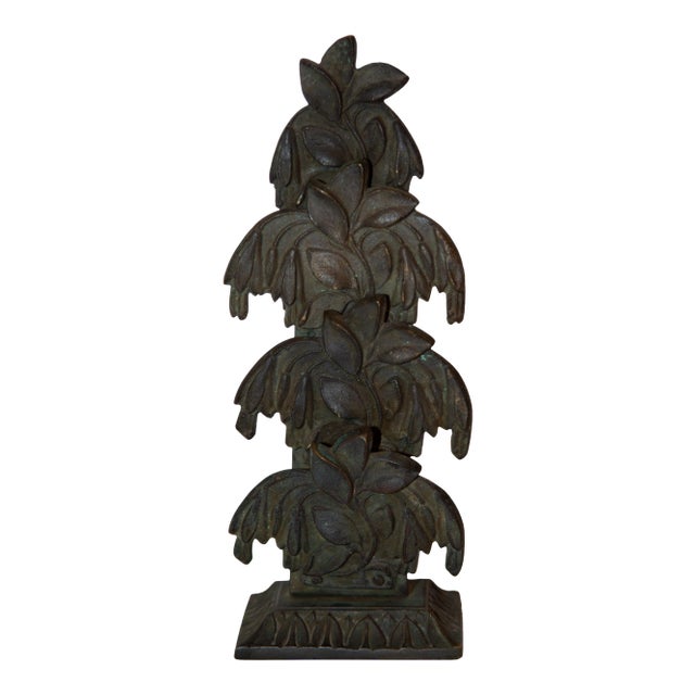 19th Century English Bronze Letter/Calling Card Rack For Sale