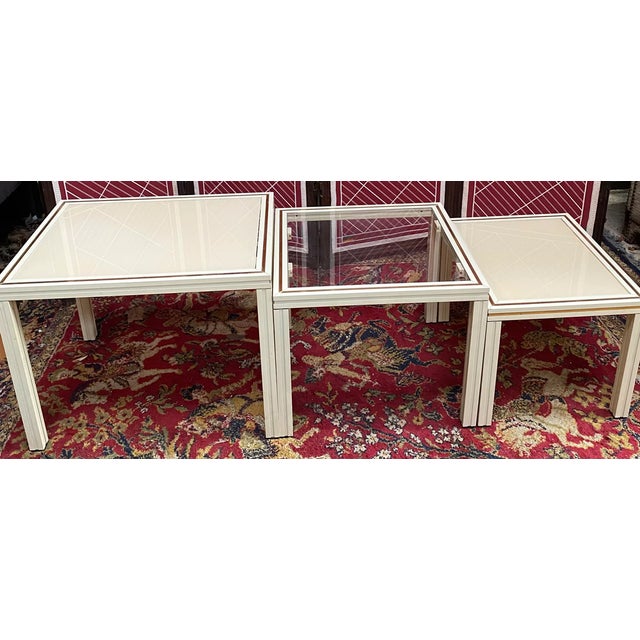 Nesting Tables by Pierre Vandel, 1970s, Set of 3 For Sale - Image 3 of 18