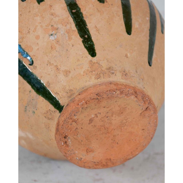 French French 19th Century Green-Glaze Confit Pot For Sale - Image 3 of 10