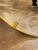 Vintage Italian Heavy Brass Round Mirror For Sale - Image 4 of 5