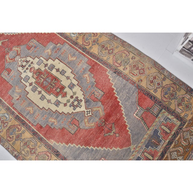 1950s Ethnic Handknotted Wool Carpet For Sale In Phoenix - Image 6 of 10