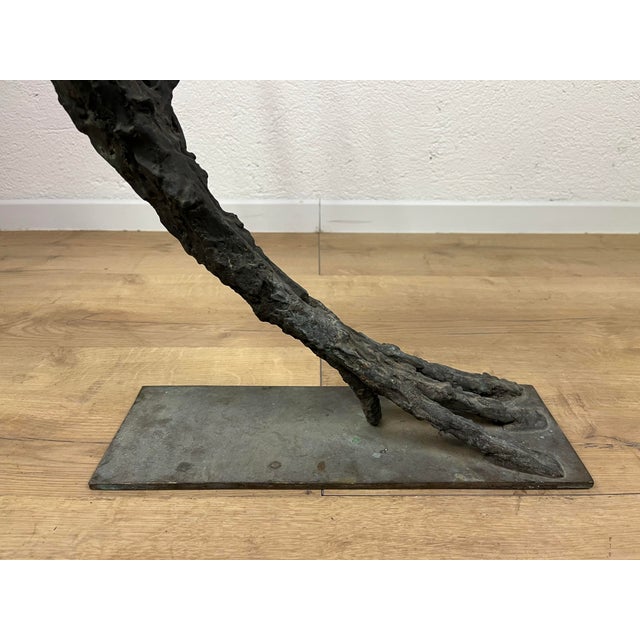 Gray After Giacometti, Large Anthropomorphic Sculpture, 1960s, Bronze For Sale - Image 8 of 9