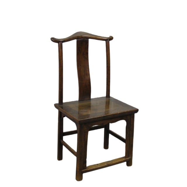Chinese Chinese Antique Official Hat Chair 2 For Sale - Image 3 of 8
