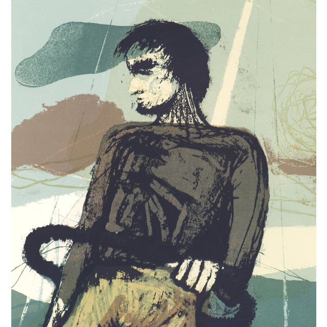 Contemporary 1968 "Moby Dick" Lithograph by Benton Spruance "Call Me Ishmael" For Sale - Image 3 of 6