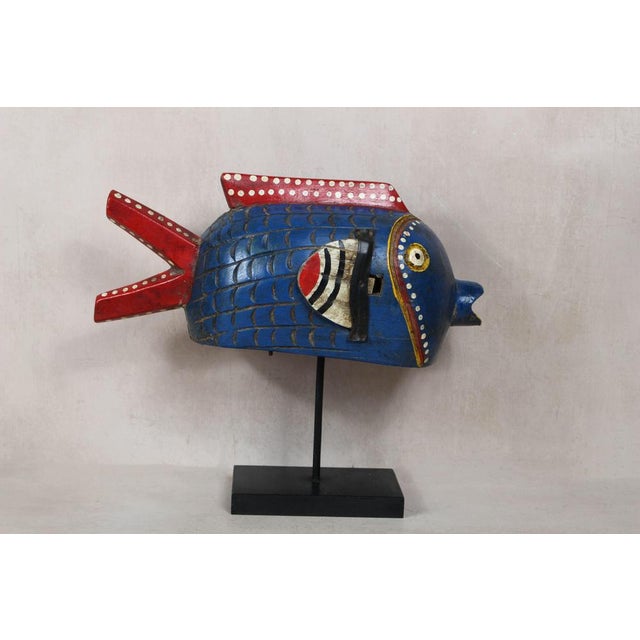 Bozo fish are hand crafted by Bozo artisans in Mali, these river sculptures are hand-carved from wood, painted, and then...