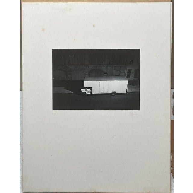 Original Frederich Cantor 'Truck at Night West 11th Street, New York' Photograph For Sale In Boston - Image 6 of 13