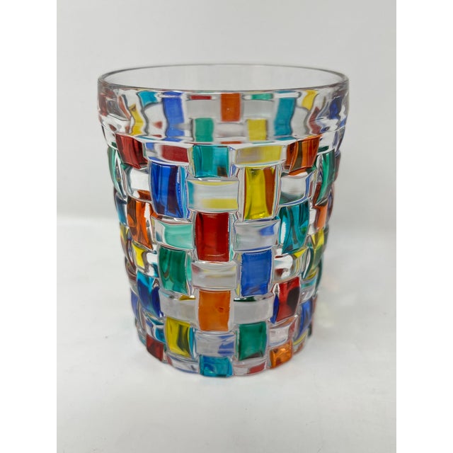 Beautiful Venetian Glass Tumblers For Sale - Image 4 of 6