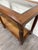 Wood Vintage Mid Century Traditional Walnut Console Table Hall Table For Sale - Image 7 of 13