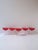 Glass Italian Murano Red White Champagne Coupes Glasses by Carlo Moretti, Mid-20th C For Sale - Image 7 of 9