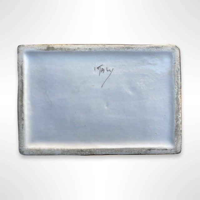 Blue Early 1900s Italian Capodimonte Porcelain Ceramic Box For Sale - Image 8 of 9