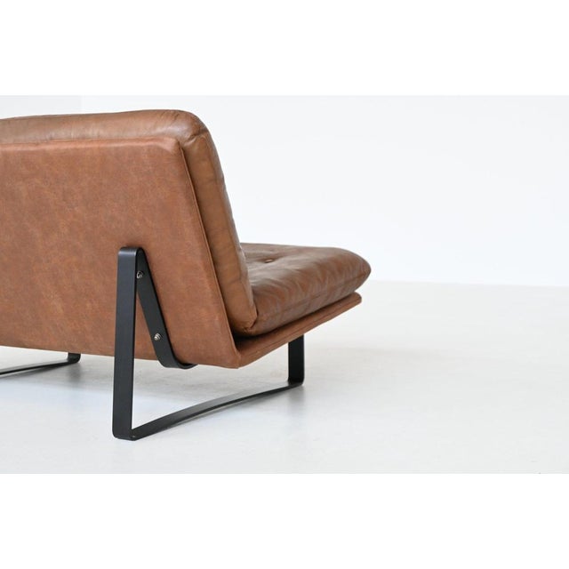 Textile Model C683 Two-Seater Sofa by Kho Liang Ie for Artifort, 1968 For Sale - Image 7 of 17