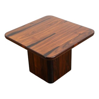 Mid Century Danish Modern End Table Rosewood Side Nightstand Vintage Pedestal For Sale