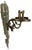 Mid 19th Century Continental Cast Brass Crowned Double-Headed Eagle & Dragon Candle Sconces — Pair, Attributed to the 19th Century For Sale - Image 5 of 18