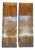 Vintage Henredon Scene One 1 Tall Cabinets in Campaign Style a Pair, Attributed For Sale