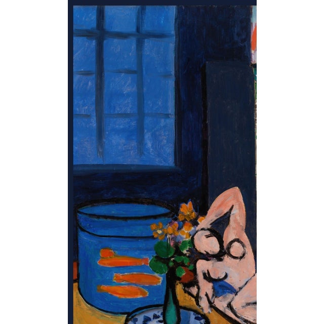 Contemporary 1912 Colorful Goldfish Still Life Art Print, Nude Artwork by Henri Matisse - 30" X 40" For Sale - Image 3 of 7