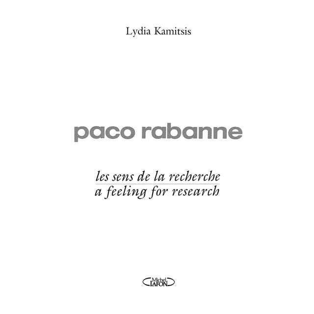 1990s "Paco Rabanne" Book 1996 Kamitsis, Lydia (Inscribed) For Sale - Image 5 of 12