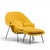 Knoll Eero Saarinen for Knoll Mid Century Womb Lounge Chairs With Ottomans - Pair For Sale - Image 4 of 13